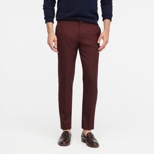 Ludlow Essential Slim-fit Pants - Mahogany - 30/32